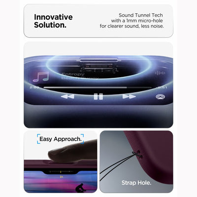 Spigen Nano Pop MagSafe case for iPhone 18 Pro / 17 Pro - dark cherry