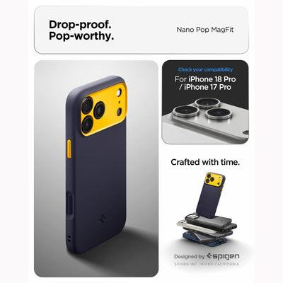 Spigen Nano Pop MagSafe Case for iPhone 18 Pro Max / 17 Pro Max - Blue