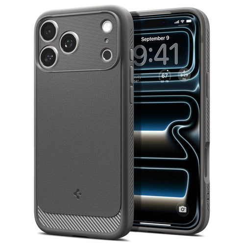 Spigen Rugged Armor MagSafe Case for iPhone 18 Pro / 17 Pro - Gray