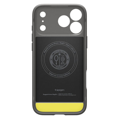 Spigen Rugged Armor MagSafe Case for iPhone 18 Pro / 17 Pro - Gray