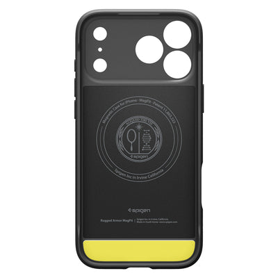 Spigen Rugged Armor MagSafe Case for iPhone 18 Pro / 17 Pro - Matte Black