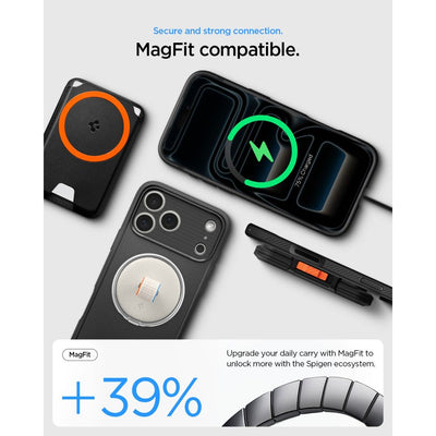 Spigen Rugged Armor MagSafe Case for iPhone 18 Pro Max / 17 Pro Max - Matte Black