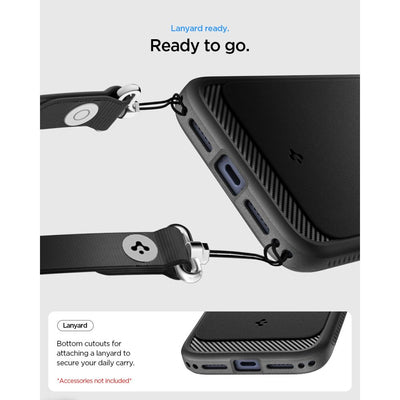 Spigen Rugged Armor MagSafe Case for iPhone 18 Pro Max / 17 Pro Max - Matte Black