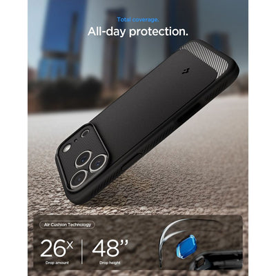 Spigen Rugged Armor MagSafe Case for iPhone 18 Pro Max / 17 Pro Max - Matte Black