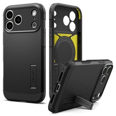 Spigen Tough Armor MagSafe case for iPhone 18 Pro / 17 Pro - black