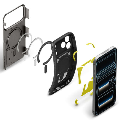 Spigen Tough Armor MagSafe case for iPhone 18 Pro / 17 Pro - black