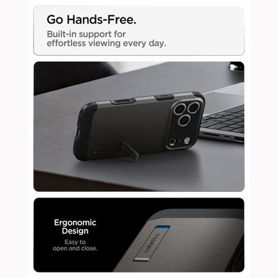 Spigen Tough Armor MagSafe case for iPhone 18 Pro / 17 Pro - black