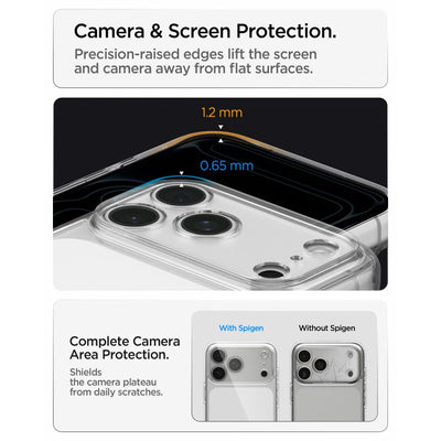 Spigen Ultra Hybrid Case for iPhone 18 Pro / 17 Pro - Transparent