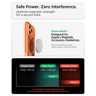 Spigen Ultra Hybrid MagSafe Case for iPhone 18 Pro / 17 Pro - Orange