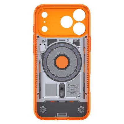 Spigen Ultra Hybrid MagSafe Case for iPhone 18 Pro / 17 Pro - Orange