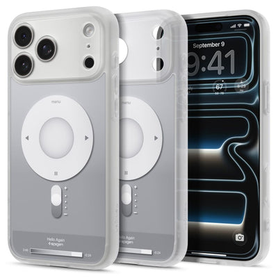 Spigen Ultra Hybrid MagSafe case for iPhone 18 Pro / 17 Pro - silver
