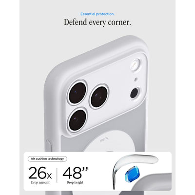 Spigen Ultra Hybrid MagSafe case for iPhone 18 Pro / 17 Pro - silver