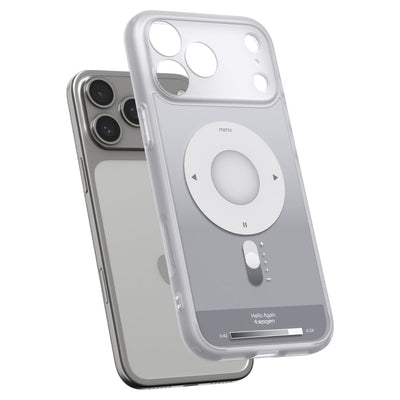 Spigen Ultra Hybrid MagSafe case for iPhone 18 Pro / 17 Pro - silver