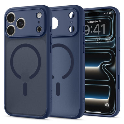 Spigen Ultra Hybrid MagSafe Case for iPhone 18 Pro / 17 Pro - Dark Blue