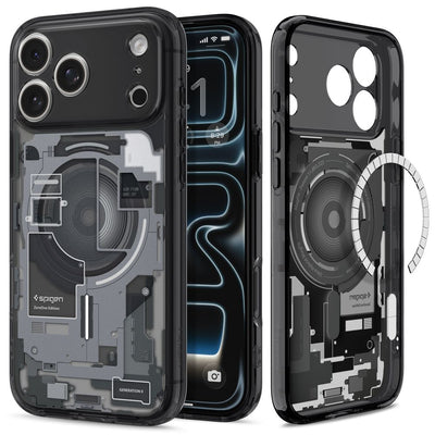 Spigen Ultra Hybrid MagSafe Zero One Case for iPhone 18 Pro / 17 Pro - Black
