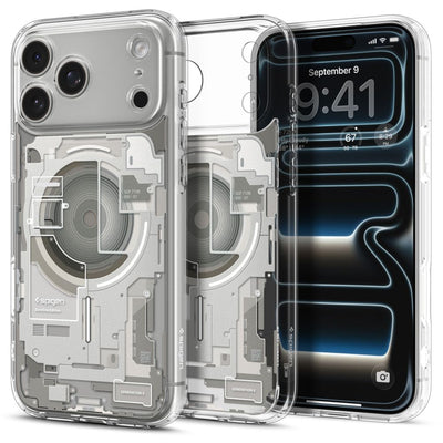 Spigen Ultra Hybrid MagSafe Zero One Case for iPhone 18 Pro / 17 Pro - Titanium