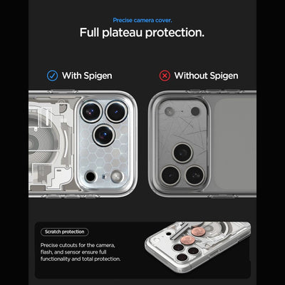 Spigen Ultra Hybrid MagSafe Zero One Case for iPhone 18 Pro / 17 Pro - Titanium