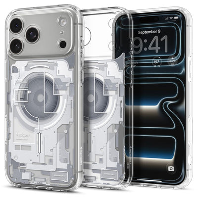 Spigen Ultra Hybrid MagSafe Zero One Case for iPhone 18 Pro / 17 Pro - White
