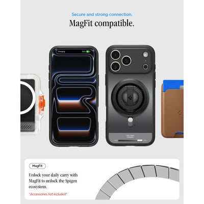 Spigen Ultra Hybrid MagSafe Case for iPhone 18 Pro Max / 17 Pro Max - Black