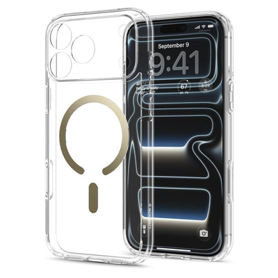 Spigen Ultra Hybrid MagSafe Case for iPhone 18 Pro Max / 17 Pro Max - Transparent Gold