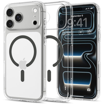 Spigen Ultra Hybrid MagSafe Case for iPhone 18 Pro Max / 17 Pro Max - Clear Graphite