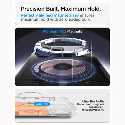 Spigen Ultra Hybrid MagSafe Case for iPhone 18 Pro / 17 Pro - Orange