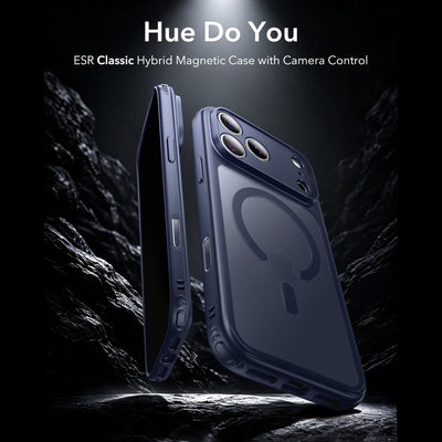 ESR Classic Hybrid MagSafe case for iPhone 18 Pro Max / 17 Pro Max - frosted blue