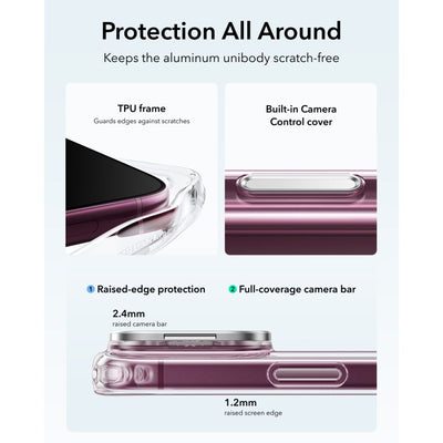 ESR Classic Hybrid Kickstand MagSafe Case for iPhone 18 Pro / 17 Pro - Clear