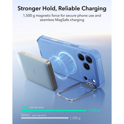 ESR Cyber ​​Tough Kickstand MagSafe Case for iPhone 18 Pro Max / 17 Pro Max - Light Blue