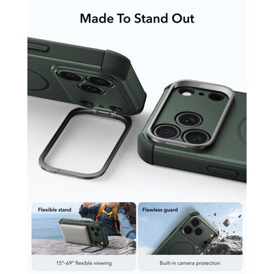 ESR Cyber ​​Tough Kickstand MagSafe Case for iPhone 18 Pro Max / 17 Pro Max - Green