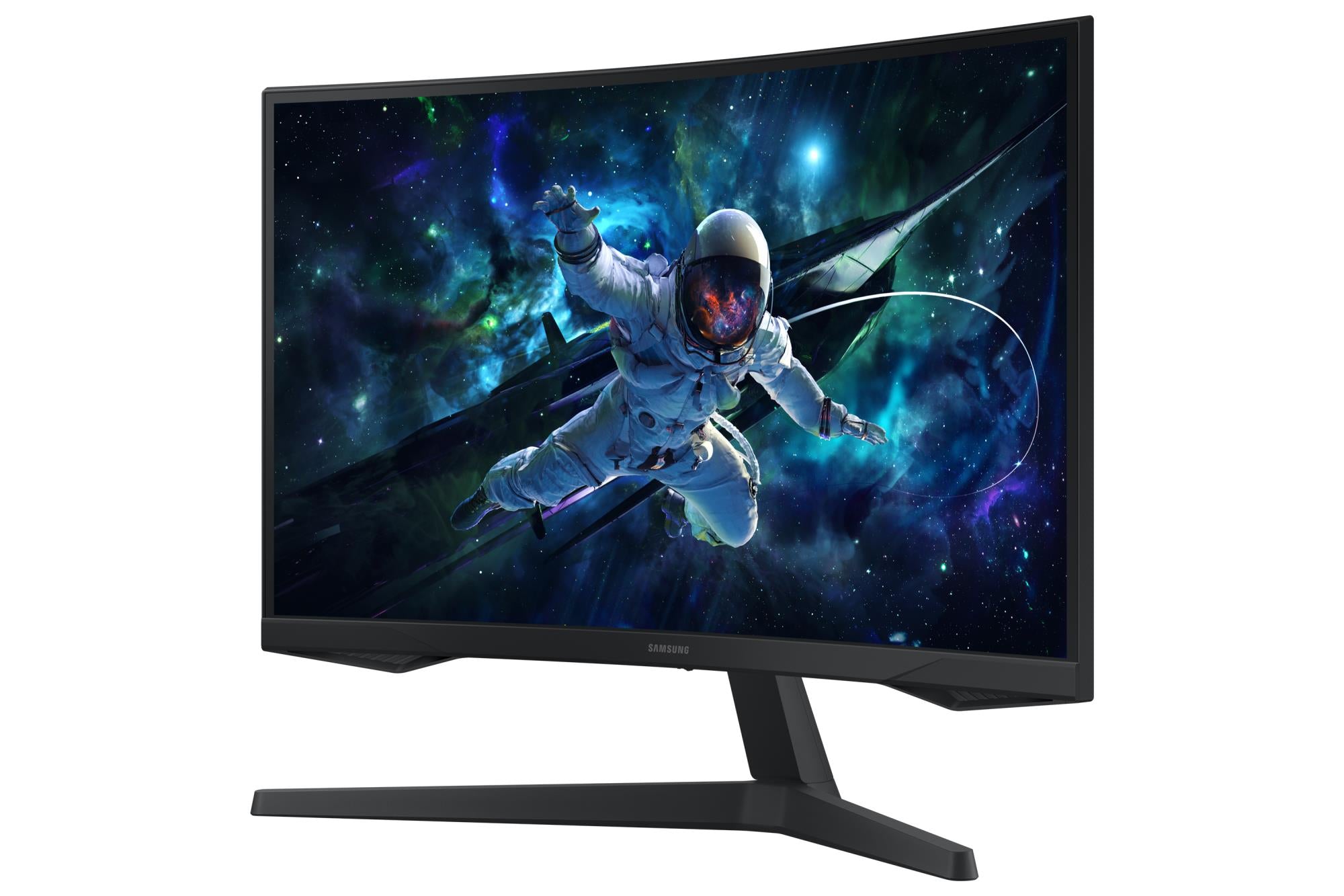 LCD Monitor SAMSUNG LS27CG552EUXEN 27" Gaming/Curved Panel VA 2560x1440 16:9 165 Hz Matte 1 ms Height adjustable Colour Black LS27CG552EUXEN