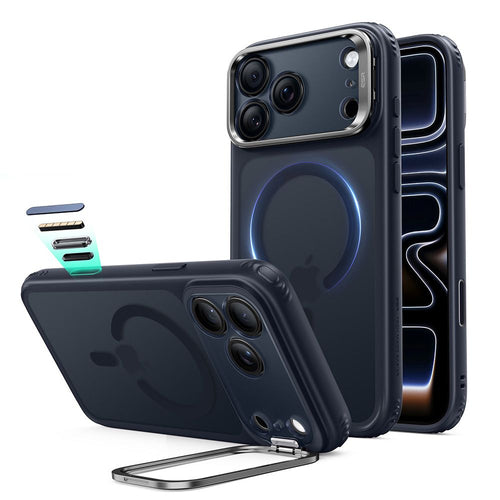ESR Classic Hybrid Kickstand MagSafe Case for iPhone 18 Pro / 17 Pro - Navy Blue