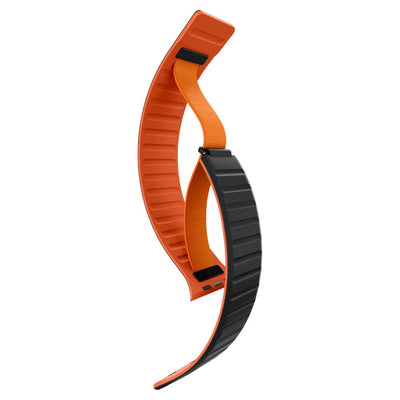 Spigen Athlex Air M Strap for Apple Watch 44/45/46/49 mm - Black and Orange