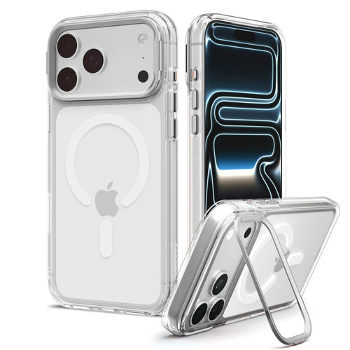 Spigen Ultra Hybrid Optik S MagSafe Case for iPhone 18 Pro Max / 17 Pro Max - Transparent Silver