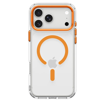 Spigen Ultra Hybrid Optik S MagSafe Case for iPhone 18 Pro Max / 17 Pro Max - Transparent Orange