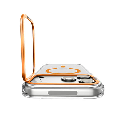 Spigen Ultra Hybrid Optik S MagSafe Case for iPhone 18 Pro / 17 Pro - Transparent Orange