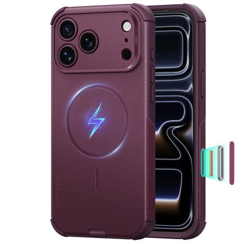 ESR Cyber ​​Tough MagSafe case for iPhone 18 Pro Max / 17 Pro Max - burgundy