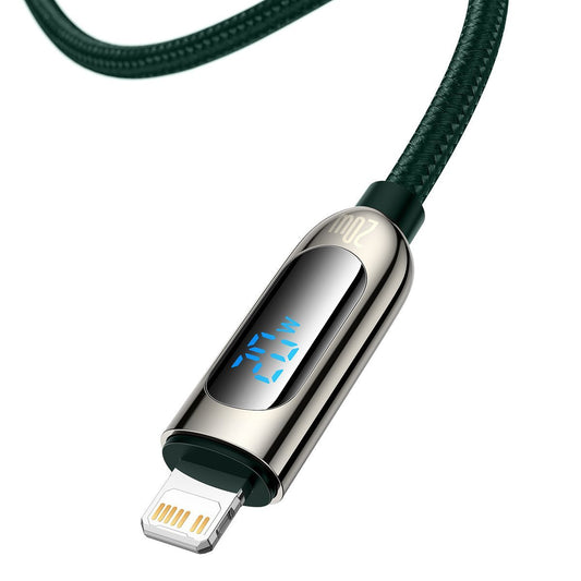 USB-C cable for Lightning Baseus Display, PD, 20W, 2m (green) - Product Image 2