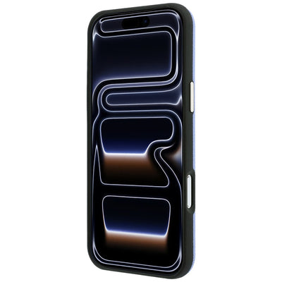 Guess Grained Round Strass Logo MagSafe Case for iPhone 18 Pro Max / 17 Pro Max - Blue