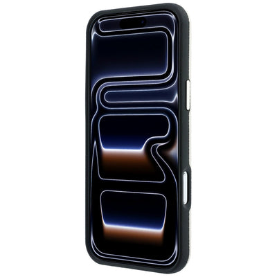 Guess Grained Round Strass Logo MagSafe Case for iPhone 18 Pro / 17 Pro - Beige