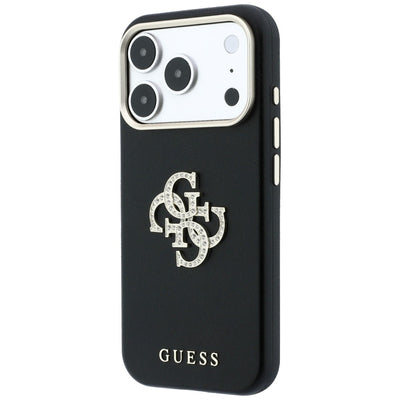 Guess Smooth &amp; Big Strass Logo Case for iPhone 18 Pro / 17 Pro - Black