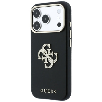 Guess Smooth &amp; Big Strass Logo Case for iPhone 18 Pro Max / 17 Pro Max - Black