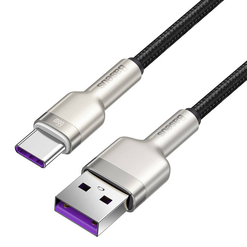 USB cable for USB-C Baseus Cafule, 66W, 0.25m (black) - Product Image 3