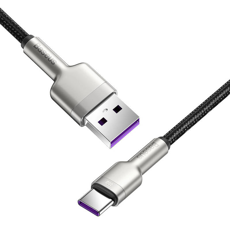 USB cable for USB-C Baseus Cafule, 66W, 0.25m (black) - Product Image 4