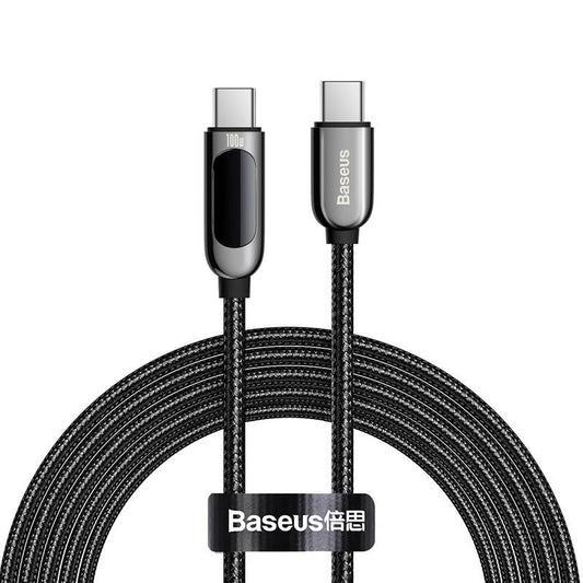 Cable USB-C to USB-C Baseus Display, 100W, 2m (black) - Product Image 2