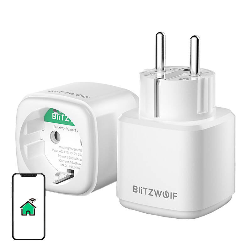 Smart socket Blitzwolf BW-SHP15, ZigBee, 3680W - Product Image 1