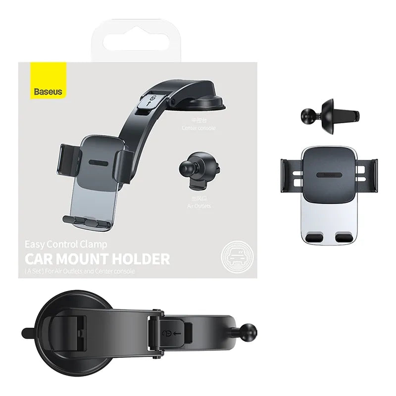 Car holder Baseus Easy Control Clamp for grille / dashboard (black) - Product Image 8