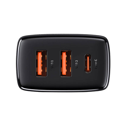 Charger Baseus Compact Quick Charger, 2xUSB, USB-C, PD, 3A, 30W (czarna) - Product Image 5