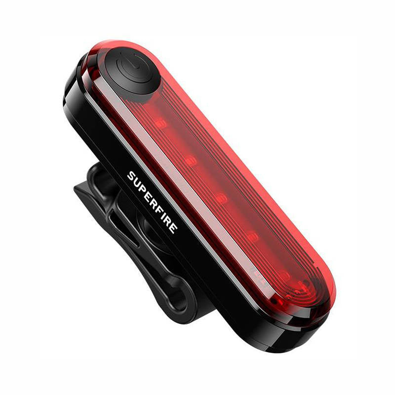 Superfire BTL01 rear bike light, USB, 230mAh - Product Image 3