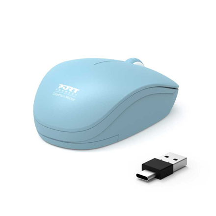 PORT CONNECT Mouse | Collection II | Wireless | 2.4 GHz | Pastel Blue
